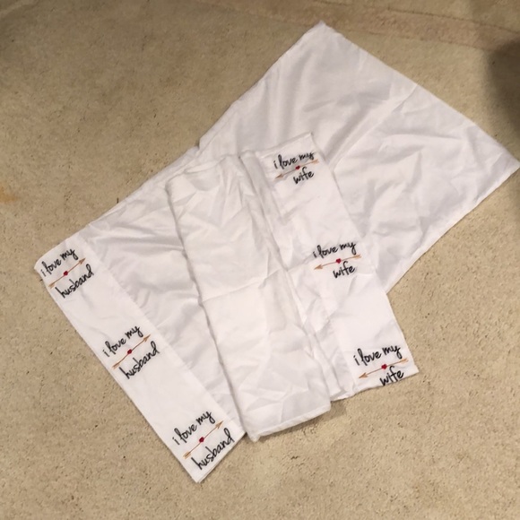 Reese Made Bedding I Love My Husband I Love My Wife Pillowcase Set Poshmark